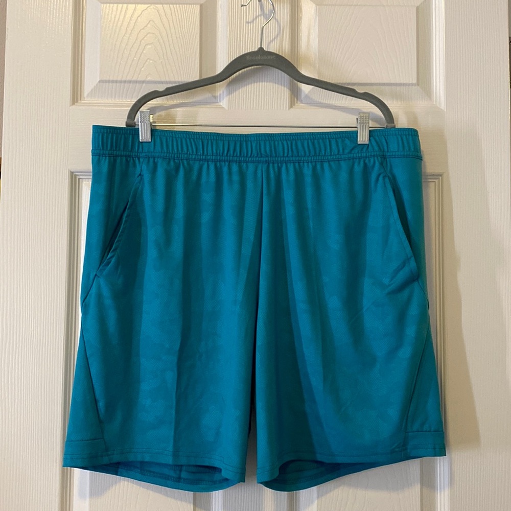 MENS BASKETBALL SHORTS - XLARGE - TEAL / TURQUOISE